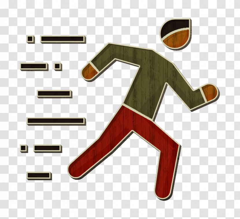 Hobbies Icon Fast Running Man - Logo - Jersey Symbol Transparent PNG