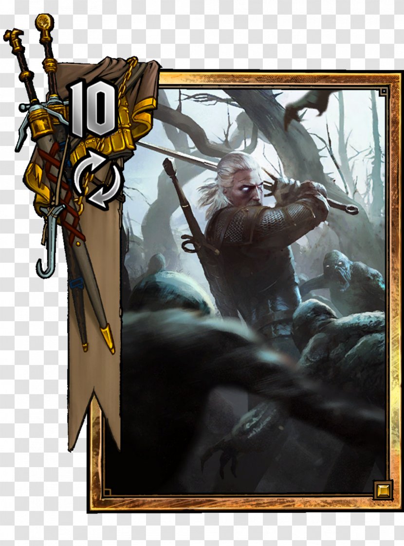 Gwent: The Witcher Card Game 3: Wild Hunt Geralt Of Rivia CD Projekt Video - Hearthstone Transparent PNG