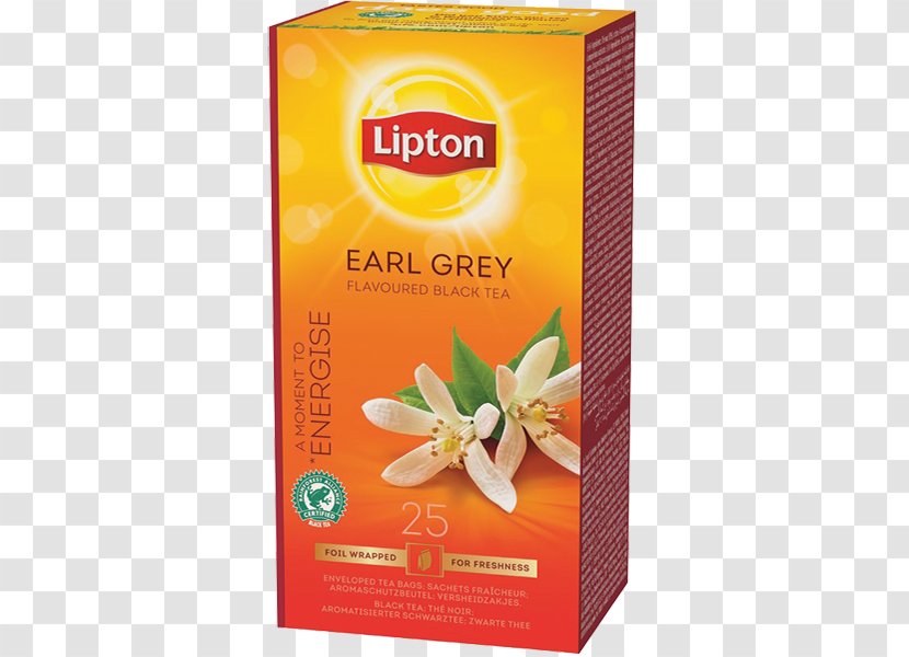 Earl Grey Tea Green Lipton Bergamot Orange - Unilever Transparent PNG