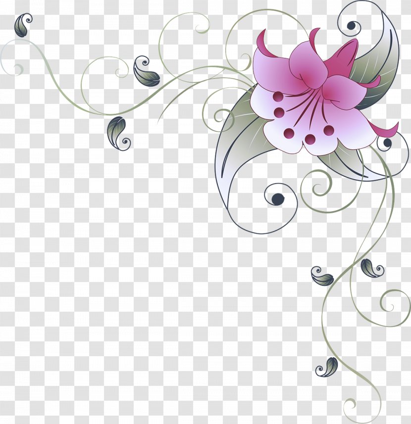 Clip Art Pink Flower Plant Petal - Ornament Transparent PNG