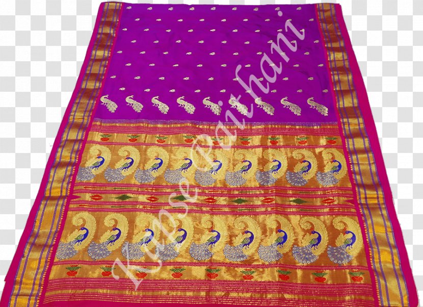 Kapse Paithani Silk Sari - Banarasi - Handloom Transparent PNG