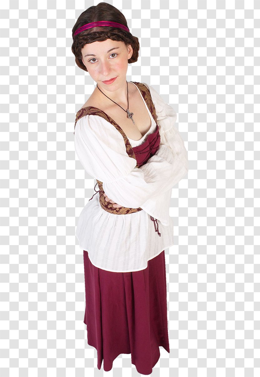 Shoulder Costume Maroon Sleeve - Frame - Historical Transparent PNG