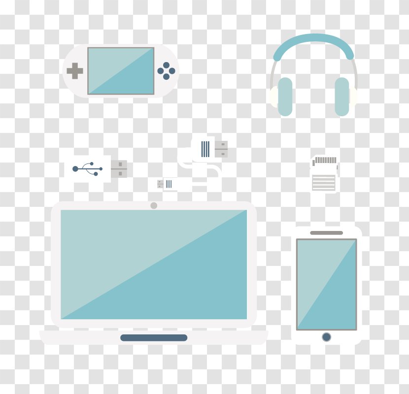 Headphones Computer Euclidean Vector - Headset Transparent PNG