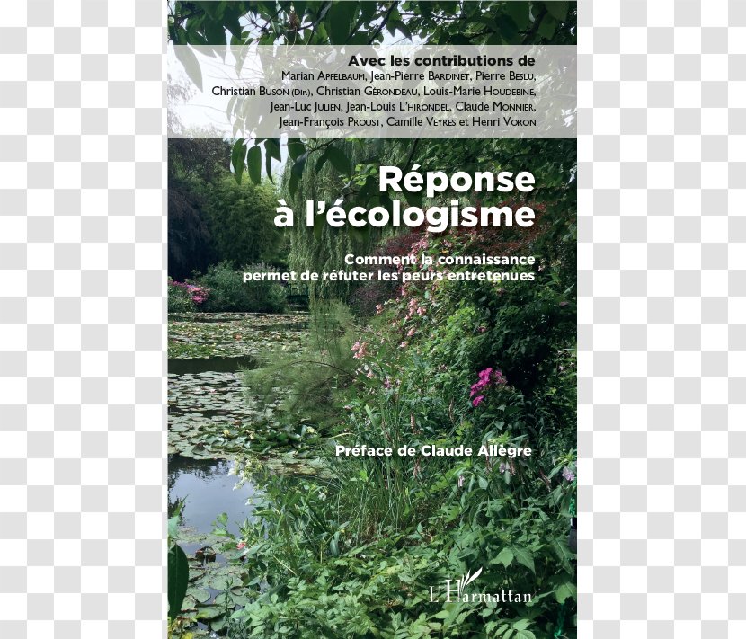 Environmentalism Nature Book Plant Community Vegetation - Harmattan - Ecologie Transparent PNG