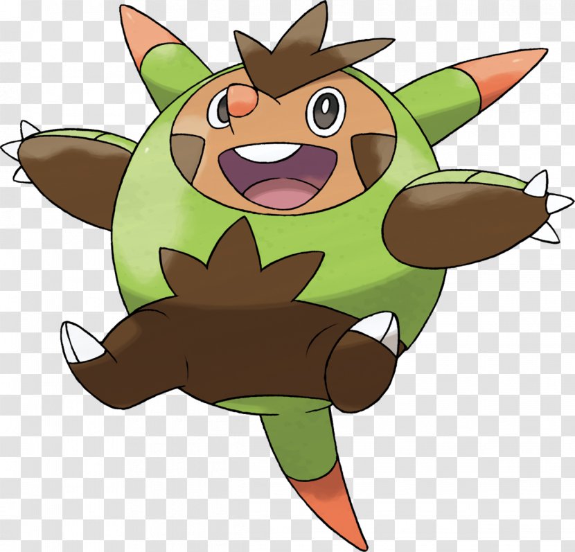 Pokémon X And Y Chespin The Company Pokédex - Plant - Basal Transparent PNG