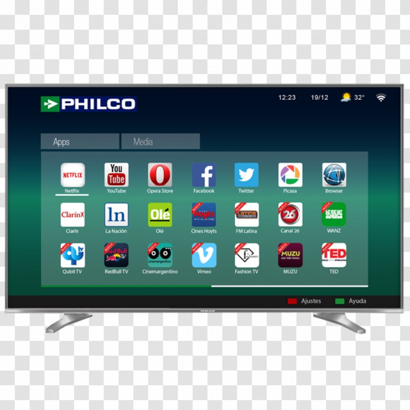 LED-backlit LCD Smart TV Television Set 1080p - Lcd Tv - Cascos Transparent PNG