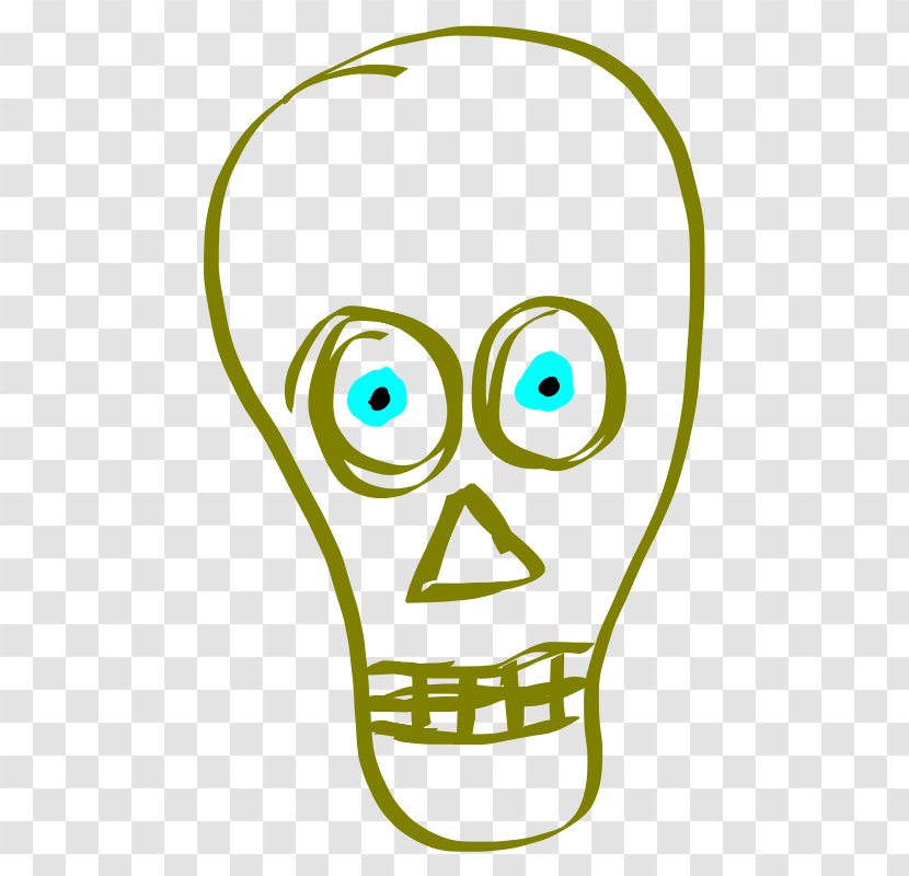 Calavera Skull Clip Art - Smile - Funny Transparent PNG