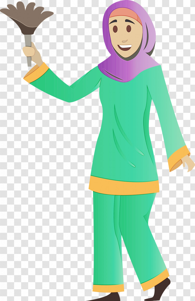 Cartoon Costume Gesture Transparent PNG