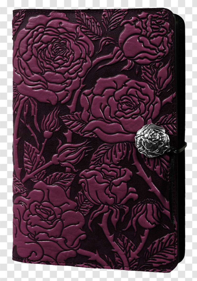 Red Magenta Leather Rose Book Cover Transparent PNG