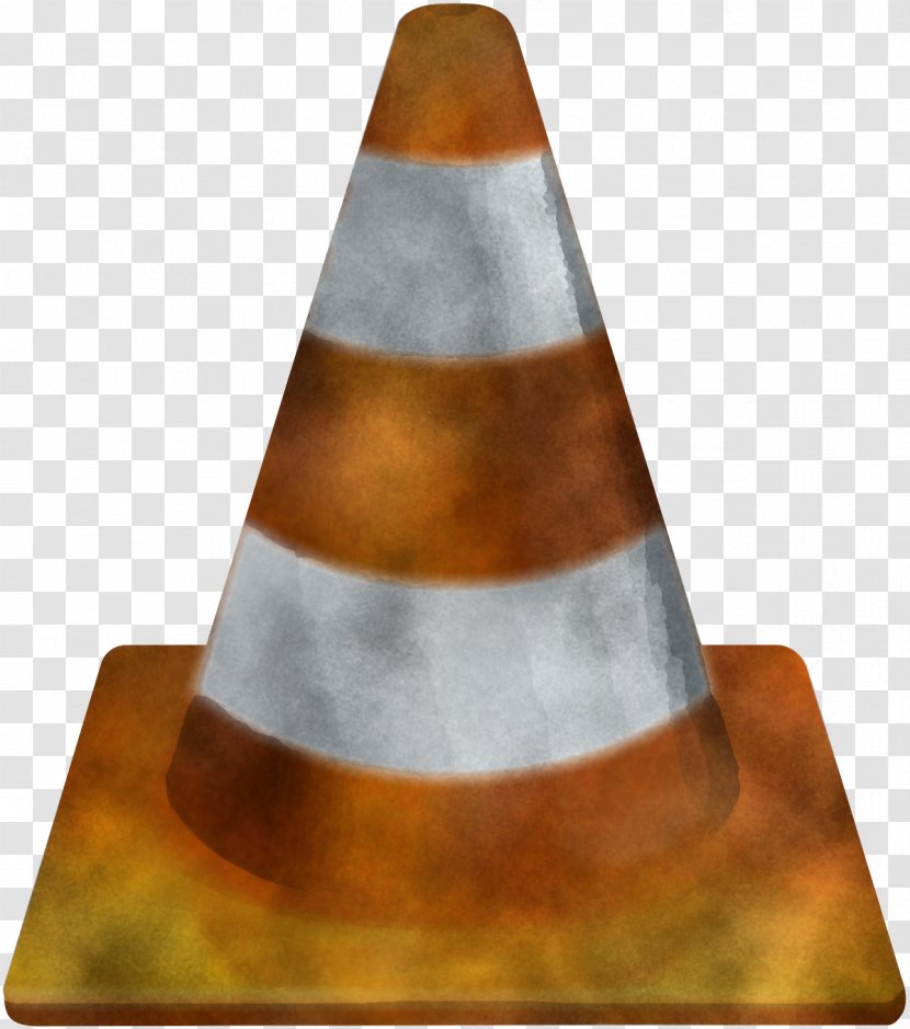 Cone Brown Copper Metal Transparent PNG