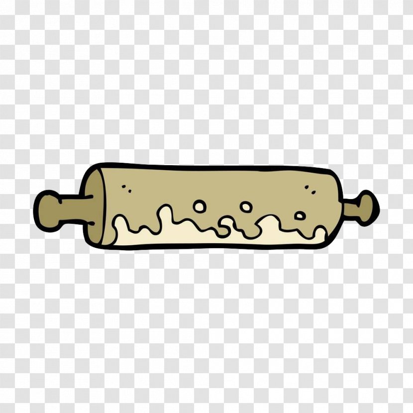Royalty-free Clip Art - Rolling Pin - A Dough Stick Sticking With Flour Transparent PNG