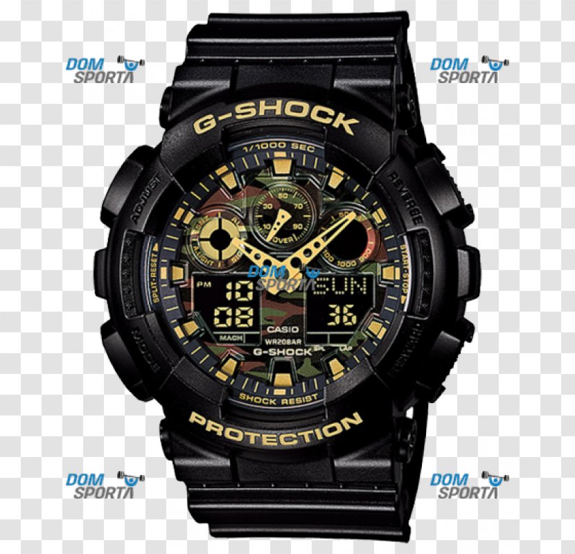 Watch G-Shock GA100 Casio Frogman - Strap Transparent PNG