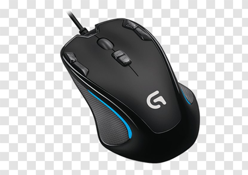 Computer Mouse Logitech G300S The Gamesmen Optical - Mats Transparent PNG