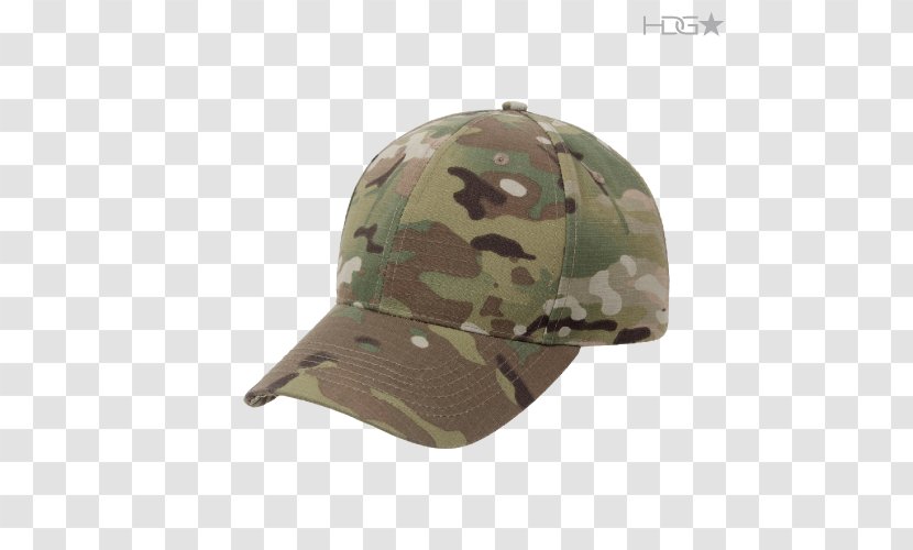 MultiCam Baseball Cap Hat Camouflage - Marpat Transparent PNG