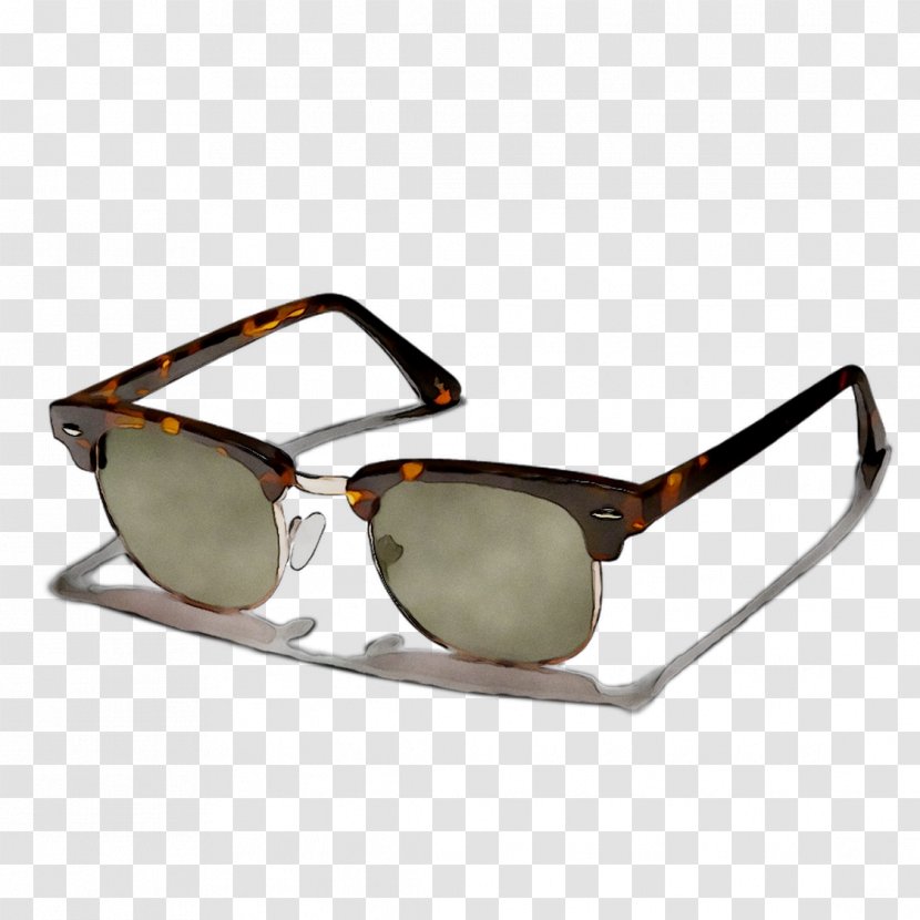 Sunglasses Ray-Ban Clubmaster Classic Oversized Aviator - Yellow - Rayban Double Bridge Transparent PNG