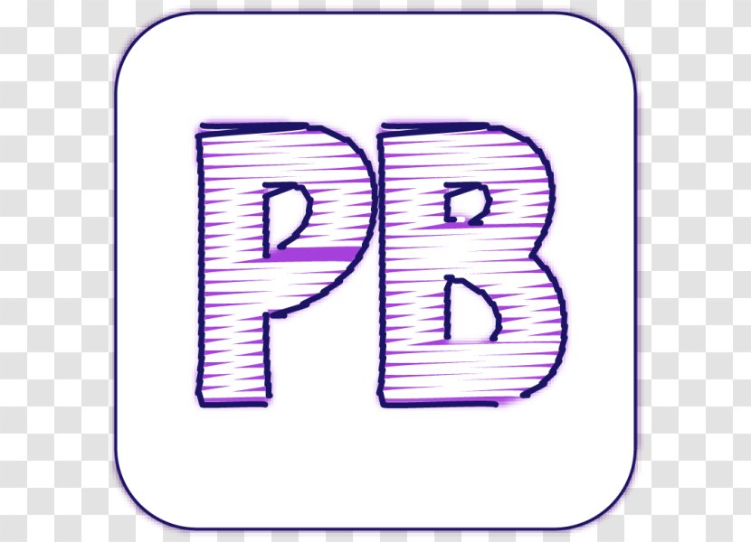 Technology Line Number Logo Clip Art - Purple Transparent PNG