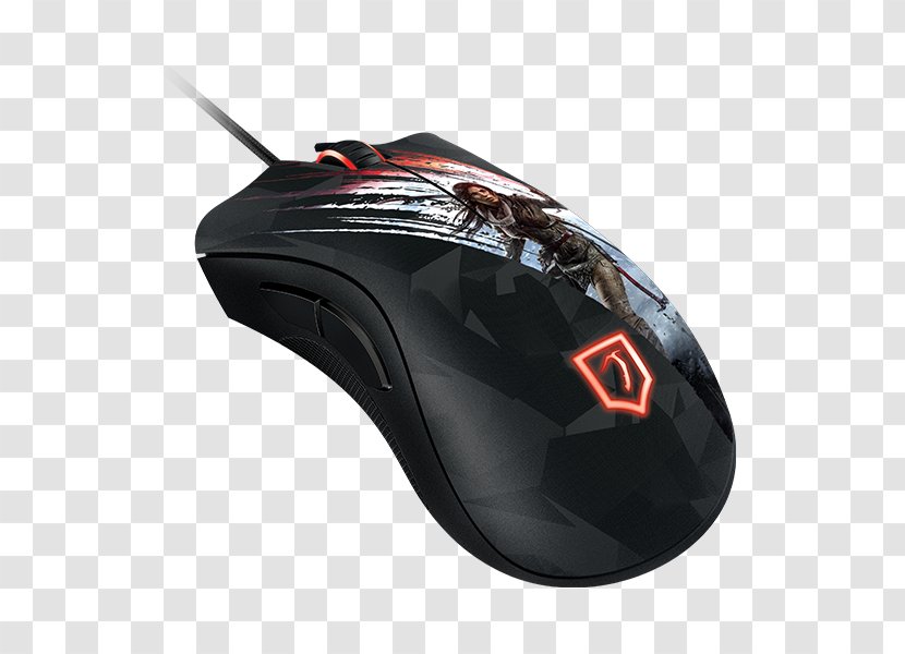 Computer Mouse Rise Of The Tomb Raider Razer DeathAdder Chroma Pelihiiri Transparent PNG