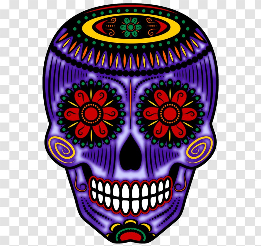 Calavera Skull Day Of The Dead Altar Halloween - Wall Decal - Color Transparent PNG