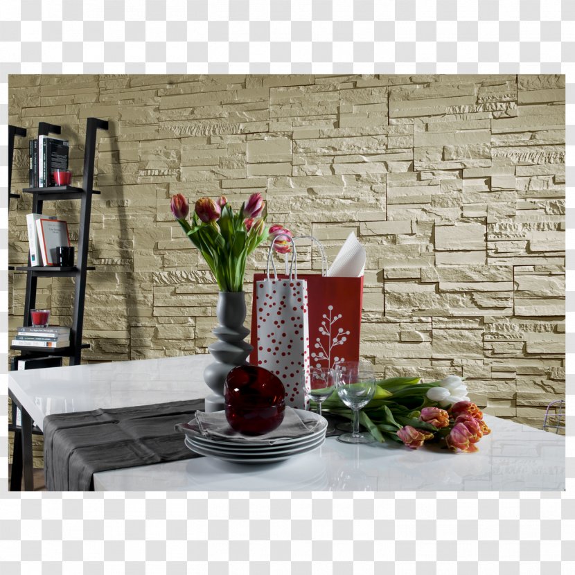 Chamonix Floral Design Carrelage Table Vase - Parquetry - Stone Decorative Transparent PNG
