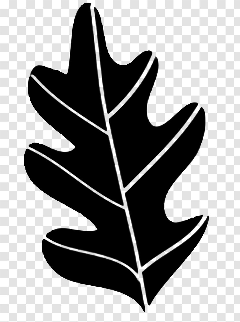 Leaf Logo - Blackandwhite - Hand Woody Plant Transparent PNG