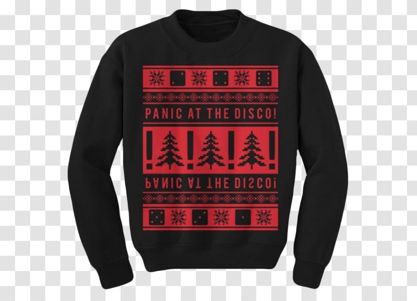 Hoodie Sweater Panic! At The Disco Crew Neck Bluza - Sleeve - Band Weather Transparent PNG