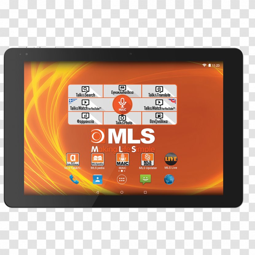 MLS (Making Life Simple) S.A. 3G Tablet Computers Greece Smartphone - Tab Transparent PNG