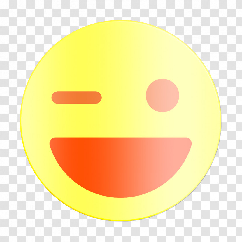 Wink Icon Emoji Icon Smiley And People Icon Transparent PNG