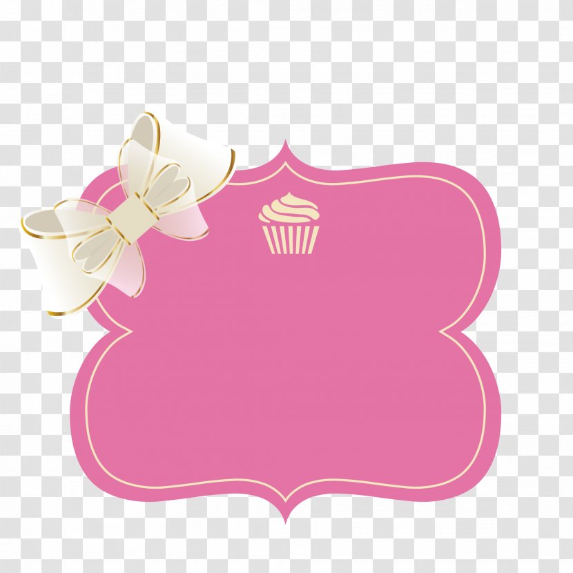 Cupcake Bakery Logo Vector Graphics - Birthday - Label Frame Transparent PNG