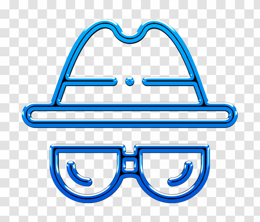 GDPR Icon Detective Icon Incognito Icon Transparent PNG