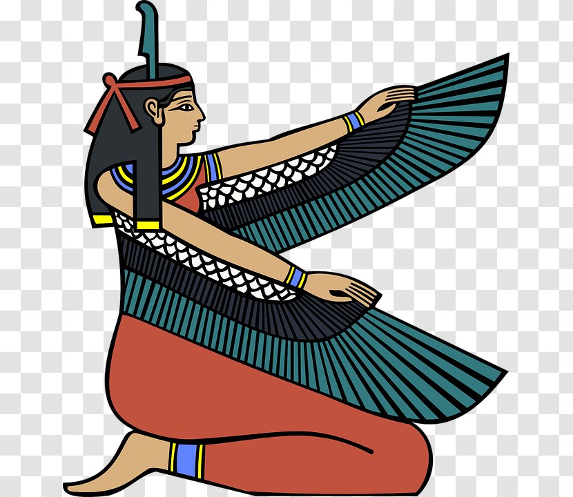 Ancient Egyptian Religion Goddess Maat - Deities - Queen,goddess,female Transparent PNG