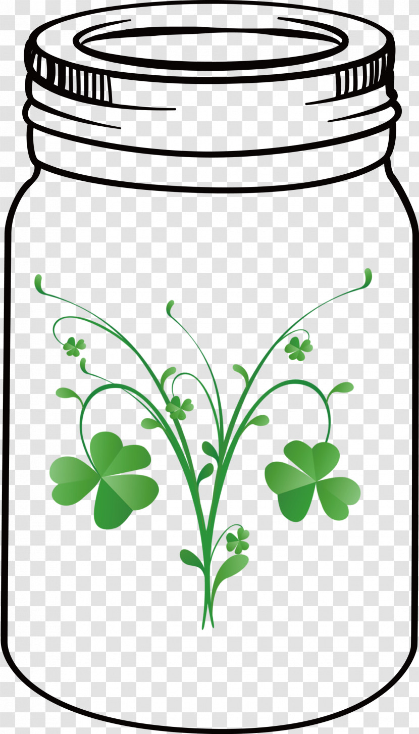 St Patricks Day Mason Jar Transparent PNG
