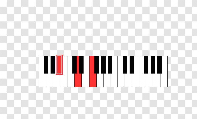 Digital Piano Diminished Seventh Chord Triad - Tree Transparent PNG