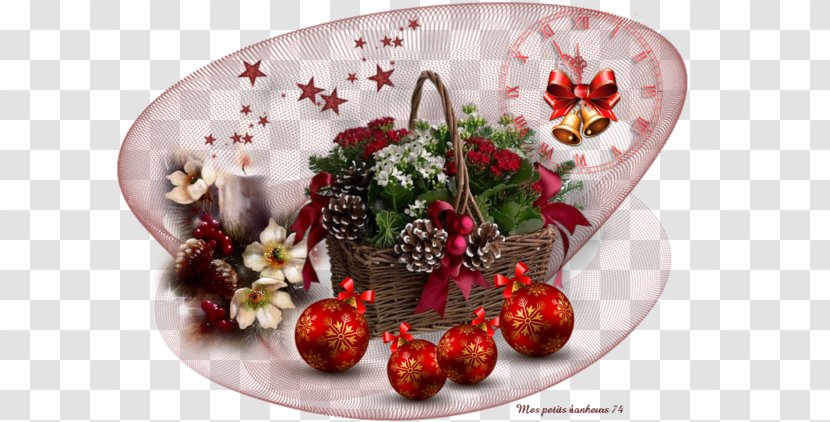 Floral Design Christmas Ornament Garden - Fruit - Map Paper Transparent PNG
