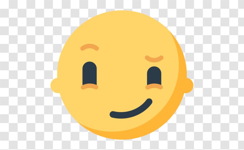 Smiley Smirk Emoji Face - Smile Transparent PNG