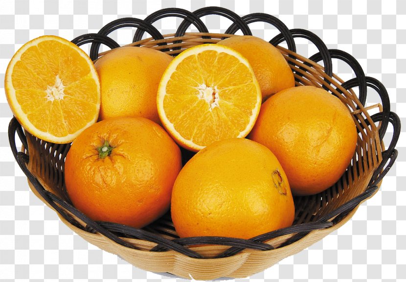 Orange S.A. Fruit Euclidean Vector - Basket Transparent PNG