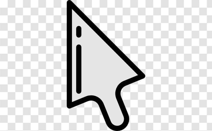 Computer Mouse Pointer Cursor User Interface - Flat Design Transparent PNG