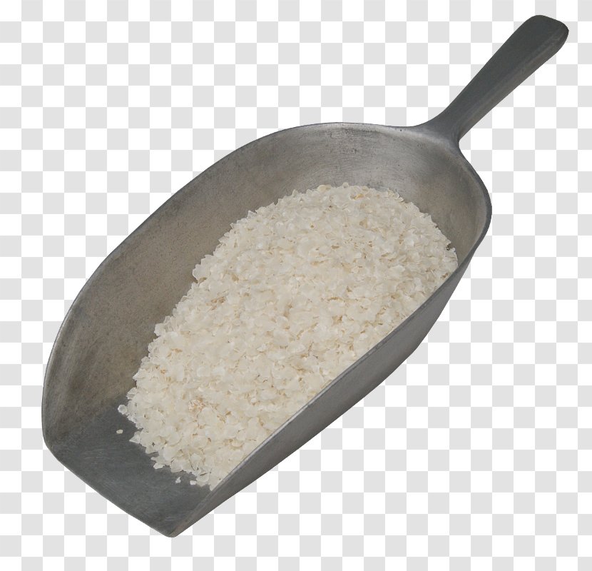 Fleur De Sel Spoon White Rice - Wheat Flour - Grains Transparent PNG