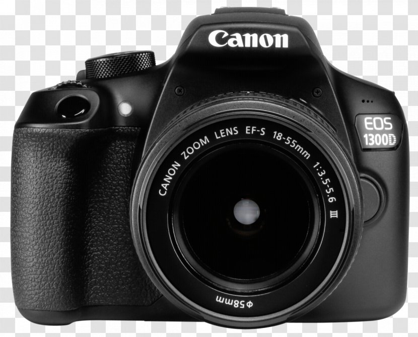 Canon EOS 1300D EF-S 18–55mm Lens Mount 55–250mm Camera - Digital Transparent PNG