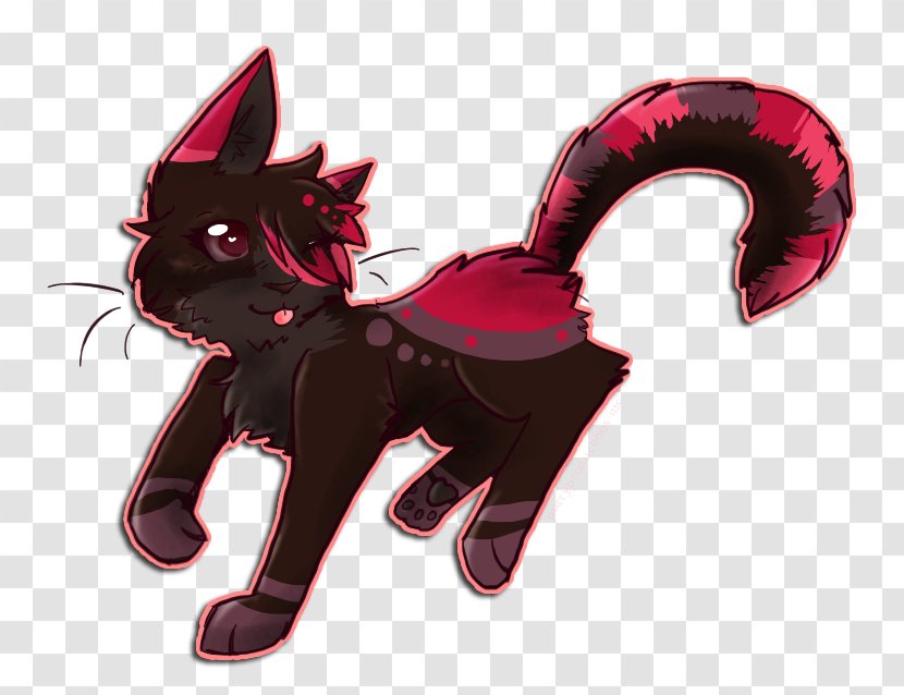Black Cat Kitten Whiskers Horse - Canidae Transparent PNG