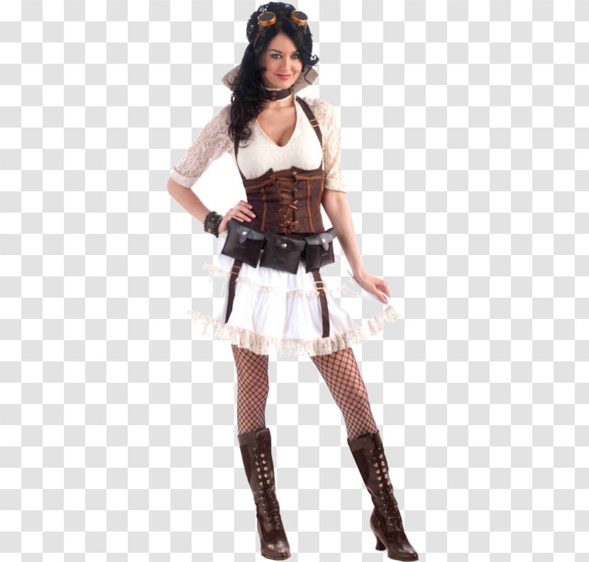 Costume Party Steampunk Fashion Halloween - Woman Transparent PNG