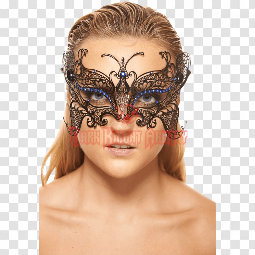 Latex Mask Butterfly Masquerade Ball Costume - Clothing Accessories Transparent PNG