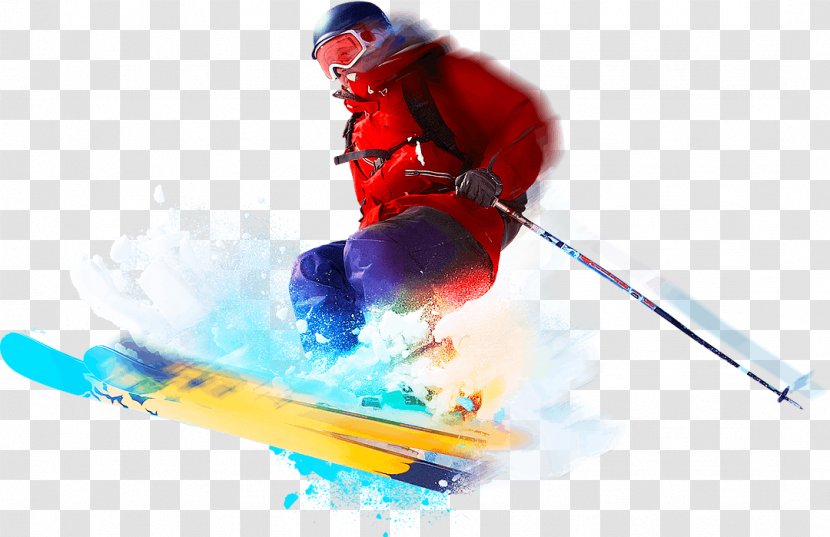 Ski Bindings Alpine Skiing Skier Winter Sport - Terrain Park - Freestyle Transparent PNG