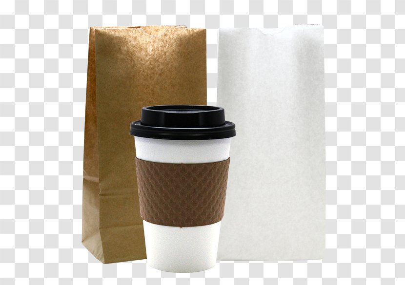 Coffee Cup Sleeve Cafe Paper - Drinkware Transparent PNG