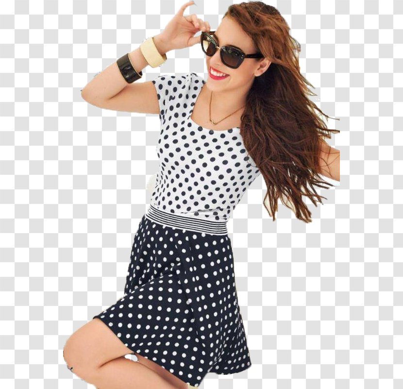 Polka Dot Clothing Blouse Fashion Dress Transparent PNG