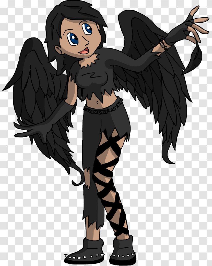 Costume Design Cartoon Demon - Silhouette - Fallings Angels Transparent PNG