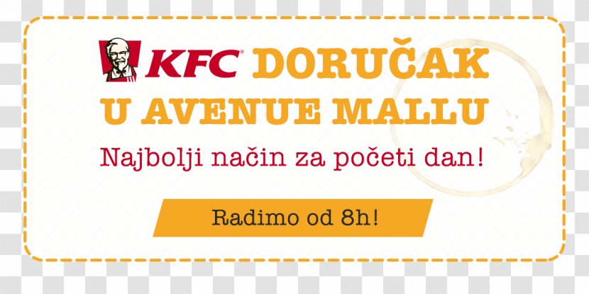 KFC Brand Line Love Font - Yellow Transparent PNG