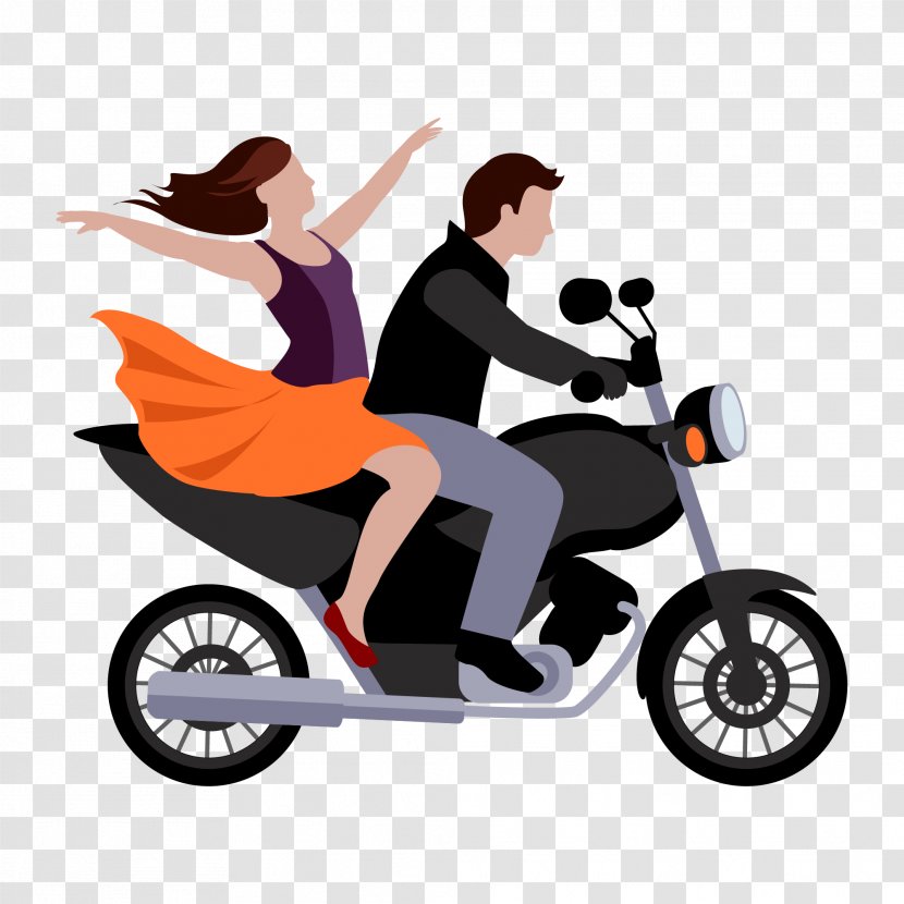 Vector Graphics Clip Art Illustration Image - Royaltyfree - Bike Ride Transparent PNG