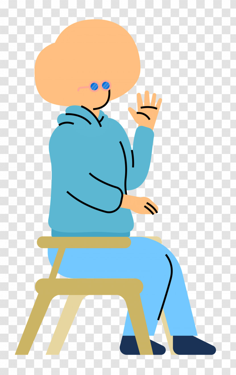 Cartoon Joint Human Sitting Shoe Transparent PNG