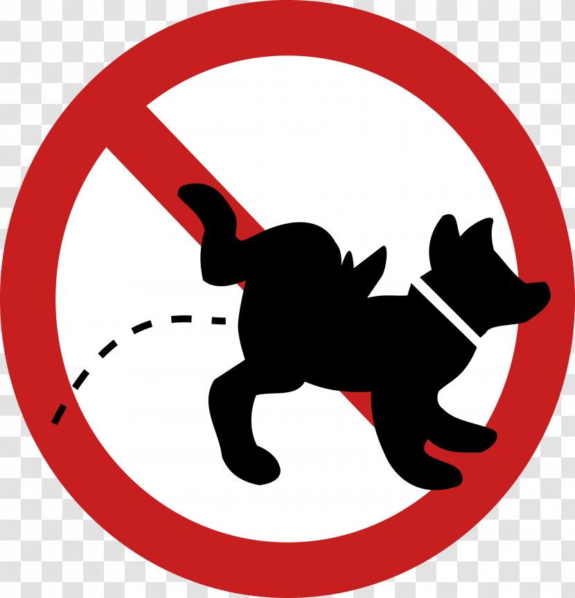 Dog Puppy Urination Urine Clip Art - Pet - No Parking Transparent PNG