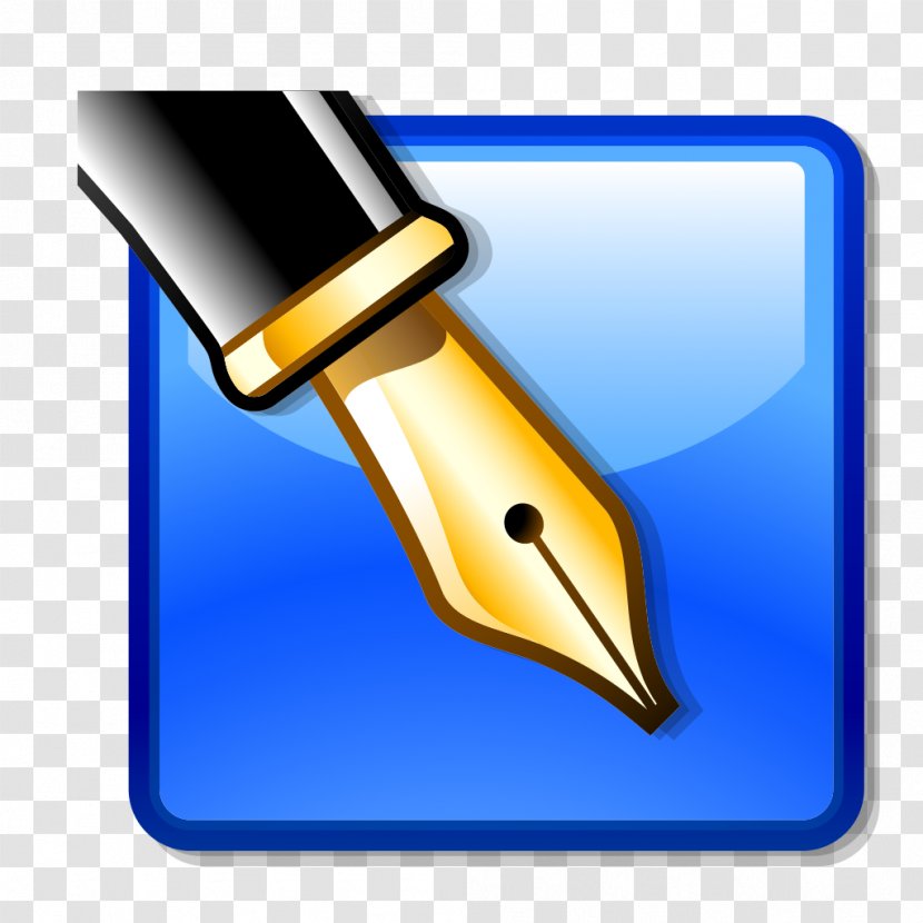 Nuvola KWord - Mediawiki - Fountain Pen Transparent PNG